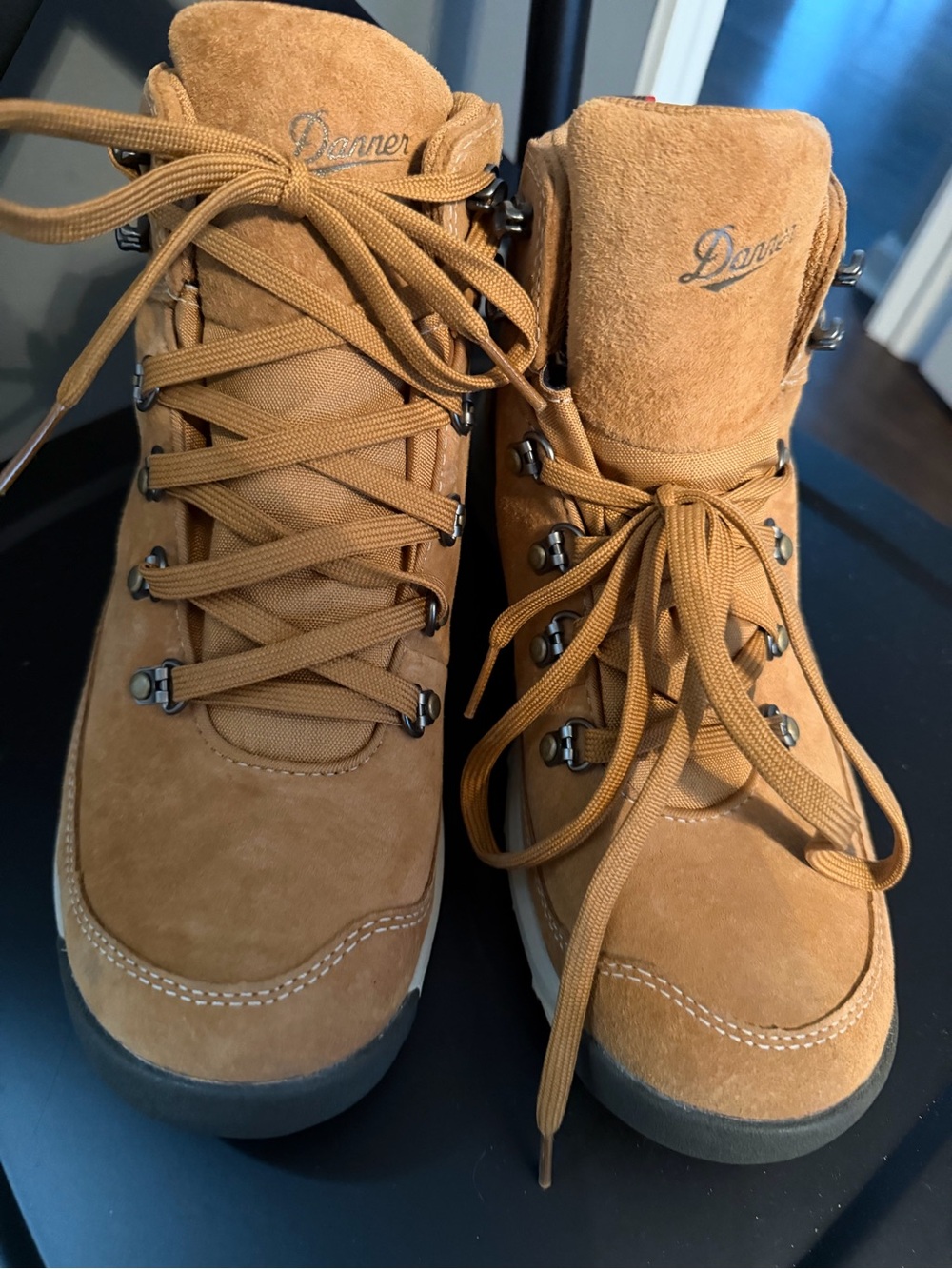 Danner Wheat Suede Lace-Up Boots